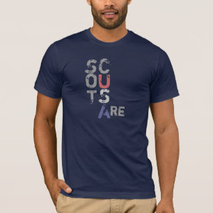 Camiseta Exigências do escuteiro - responsáveis, honesto,