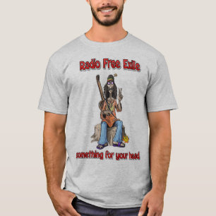 Camiseta exílio livre de rádio