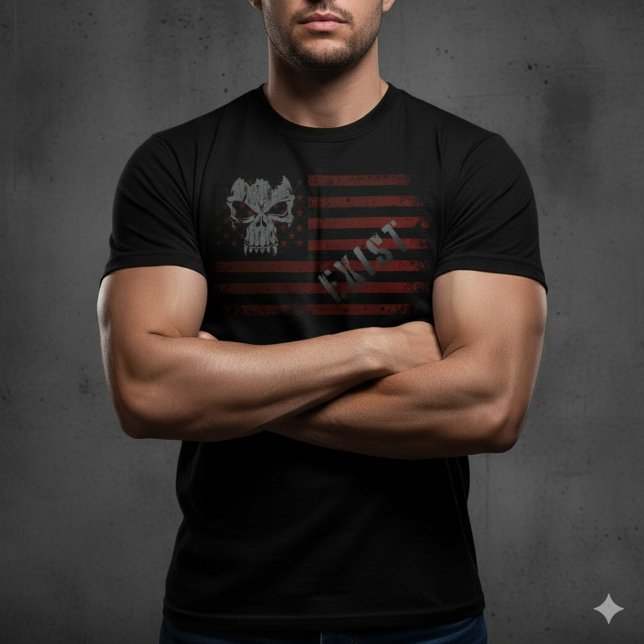 Camiseta EXIST Skull Flag T-Shirt (Criador carregado)