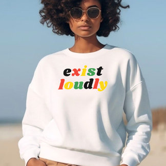 Camiseta Exista História Louca e Negra Empoderamento Femini