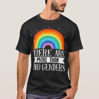 Camiseta Existem mais de 2 gêneros LGBTQ1