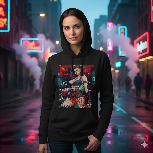 Camiseta Exit System Cyber Retro Sweatshirt (Criador carregado)