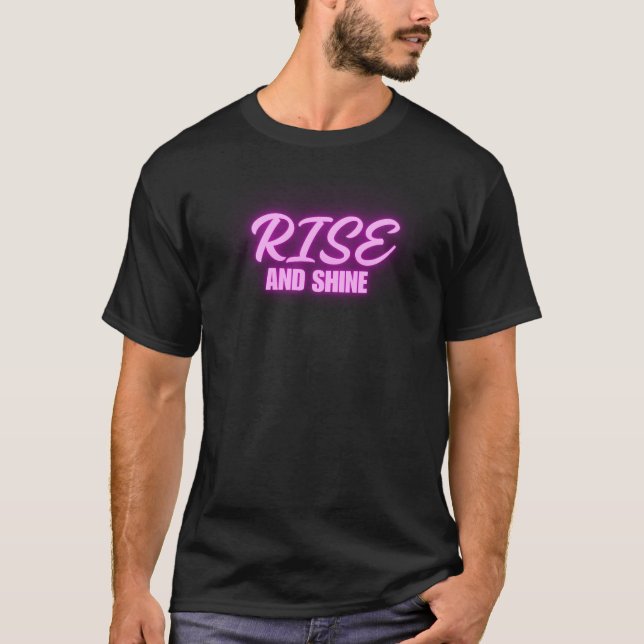 Camiseta Êxito de ascensão e brilho (Frente)