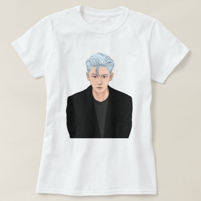 Camiseta EXO Park Chanyeol fanart (Frente do Design)