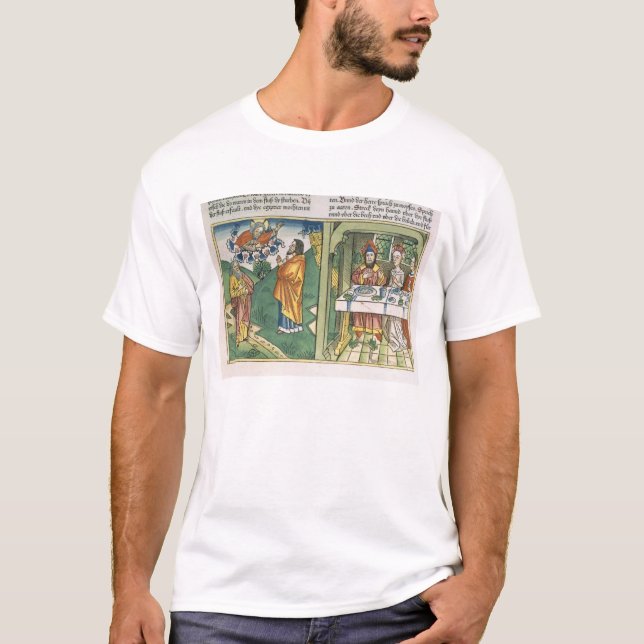 Camiseta Êxodo 8 1-15 os sete pragas de Egipto: Moses (Frente)