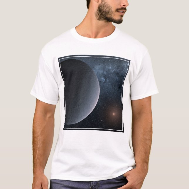 Camiseta Exoplanetário Selvagem-2016-Blg-1195lb Orbita Uma  (Frente)