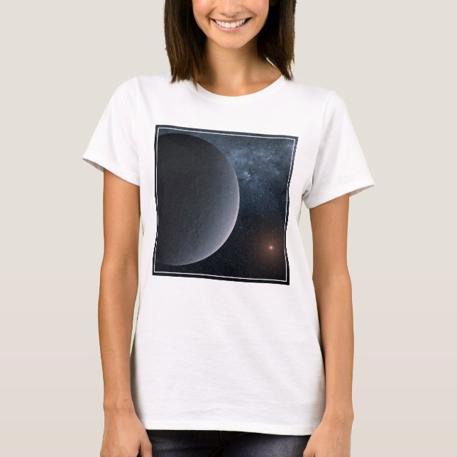 Camiseta Exoplanetário Selvagem-2016-Blg-1195lb Orbita Uma  (Frente)