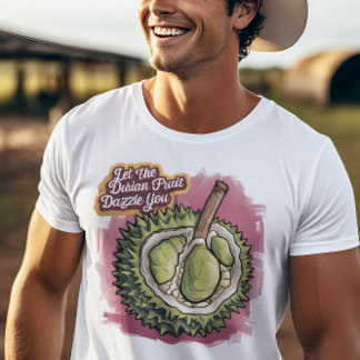 Camiseta Exótica Delícia Duriana a Rosa