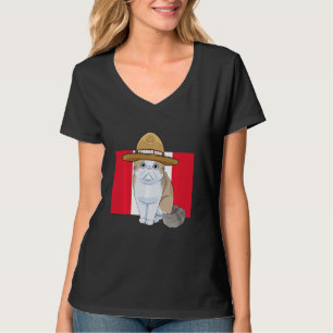 Camiseta Exótica Shorthair Dia do Canadá 1 de julho rua Pat
