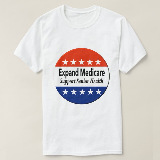 Camiseta Expanda Medicare para suportar a integridade do Ma (Frente do Design)