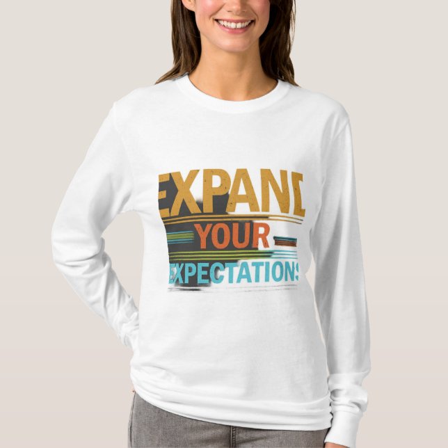 Camiseta Expanda sua expectativa (Frente)