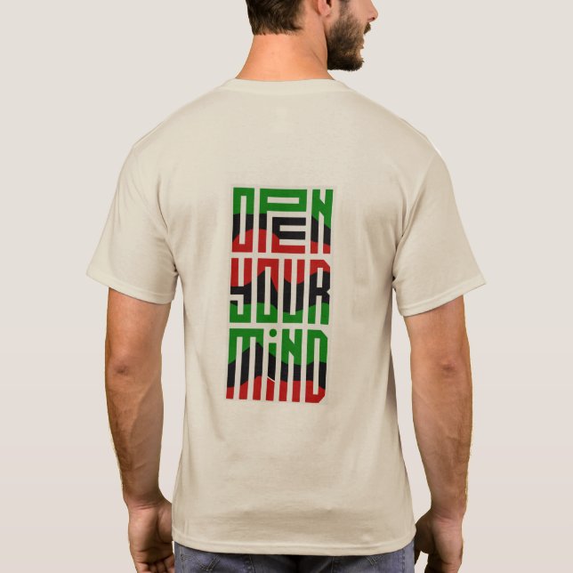 Camiseta Expanda sua mente | Design traseira (Verso)