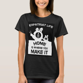 Camiseta Expatriados Expatriados No Exterior Famílias E Pre