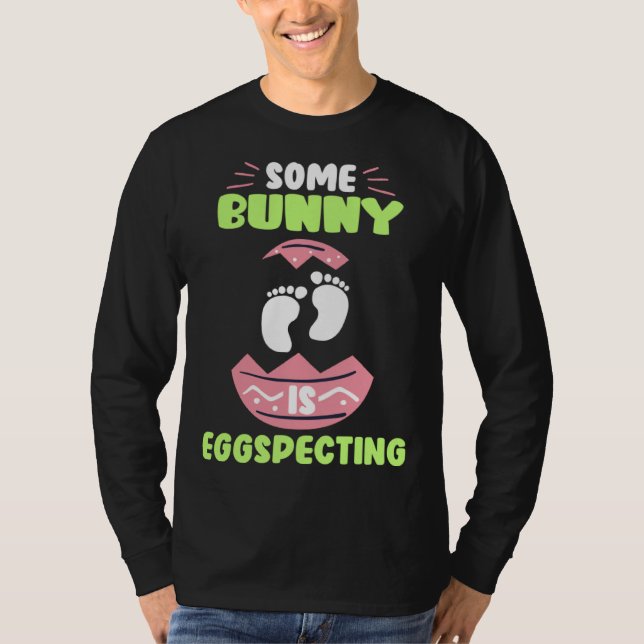 Camiseta Expecting Parents Easter Bunny Easter Egg specting (Frente)