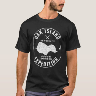 Camiseta Expedição Da Ilha De Oak Tesouro Caça-Myste