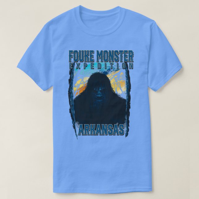 Camiseta Expedição Fouke Monster Arkansas Boggy Creek Mons (Frente do Design)