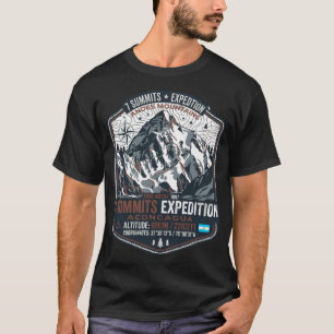 Camiseta Expedições aos 7 Picos Monte Aconcagua