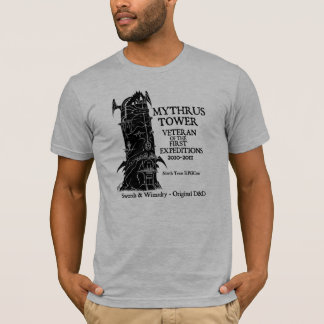 Camiseta Expedições da torre de Mythrus primeiras