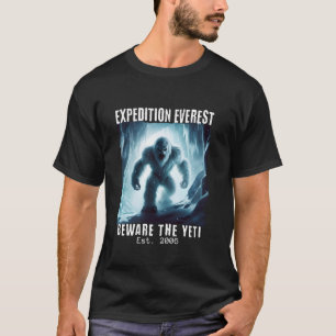 Camiseta Expedition Everest Cuidado Com A Neve Do Parque Te