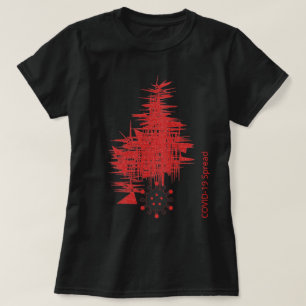 Camiseta Experiência COVID-19, Espalhamento Personalizado d