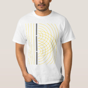 Camiseta Experiência da ciência da partícula da onda cla