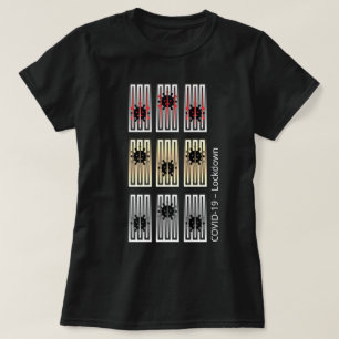 Camiseta Experiência do COVID-19 - Vírus na prisão - Bloque