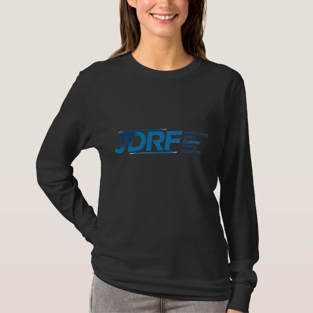 Camiseta Experimentando uma maratona - JDRF (Frente)