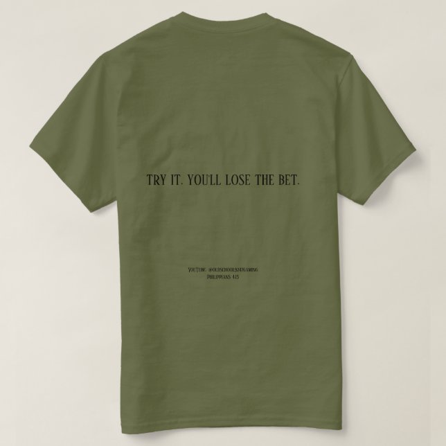 Camiseta Experimente o Churrasco do Sul (Verso do Design)