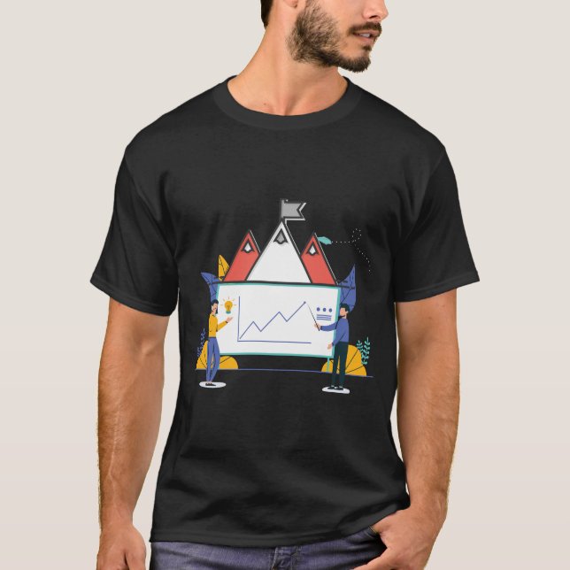 Camiseta Experimente o Design de desempenho máximo (Frente)