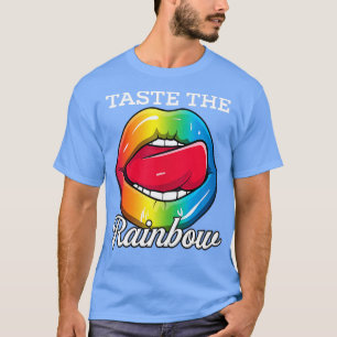 Camiseta Experimente o Rainbow Lgbt Pride Lgbtq Rainbow Láb