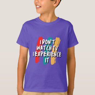 Camiseta Experimente: O Tee do Entusiasta da TV