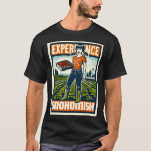 Camiseta Experimente Snohomish Washington Viagem Antiga Pos