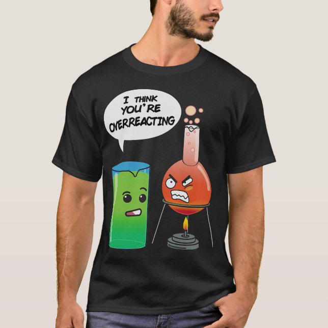 Camiseta Experimento de laboratório de química S2 (15) (Frente)