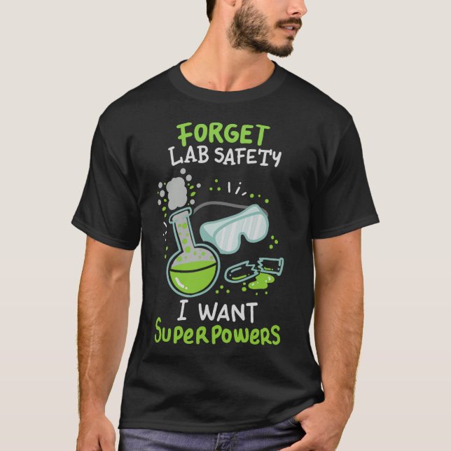 Camiseta Experimento de laboratório de química S2 (17) (Frente)