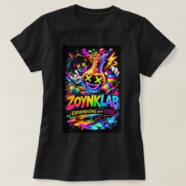 Camiseta Experimento ZOYNKLAB 0046976 (Frente do Design)