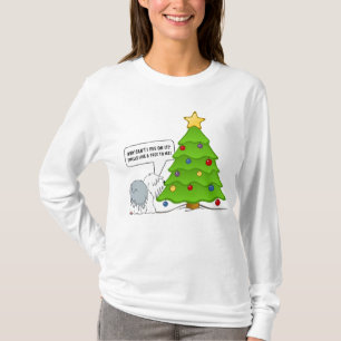 Camiseta Explique o significado do Natal para seu cachorro