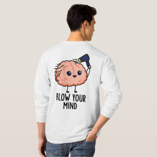 Camiseta Exploda seu adesivo mental - Cérebro bonito com se