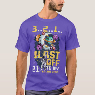 Camiseta Explodir Para Minha Órbita Solar De 21 ruas, anive