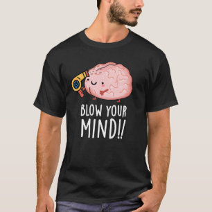 Camiseta Explodir Sua Mente Piada Cerebral Punho Escuro BG