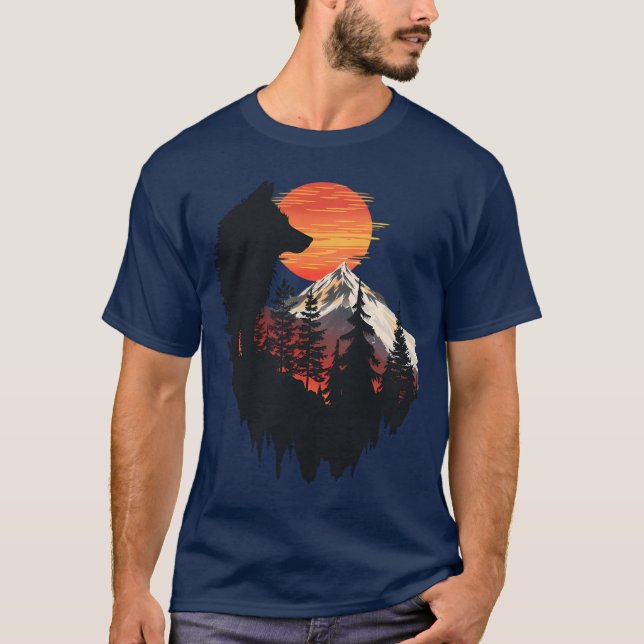 Camiseta Exploração Clássica De Trilhos E Natureza (Frente)
