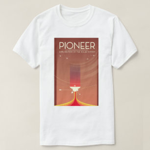 Camiseta Exploração pioneira do sistema solar