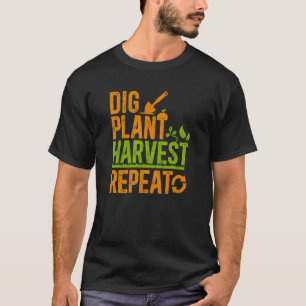 Camiseta Exploração repetida de Fazendas pela central de ce