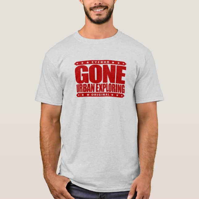 Camiseta EXPLORAÇÃO URBANA IDA - construções abandonadas (Frente)