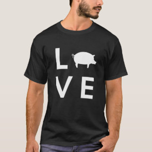Camiseta Explorações de criação de porcos agricultura lavan