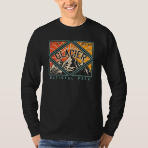 Camiseta Explorações de Montanhas do Parque Nacional Glacie