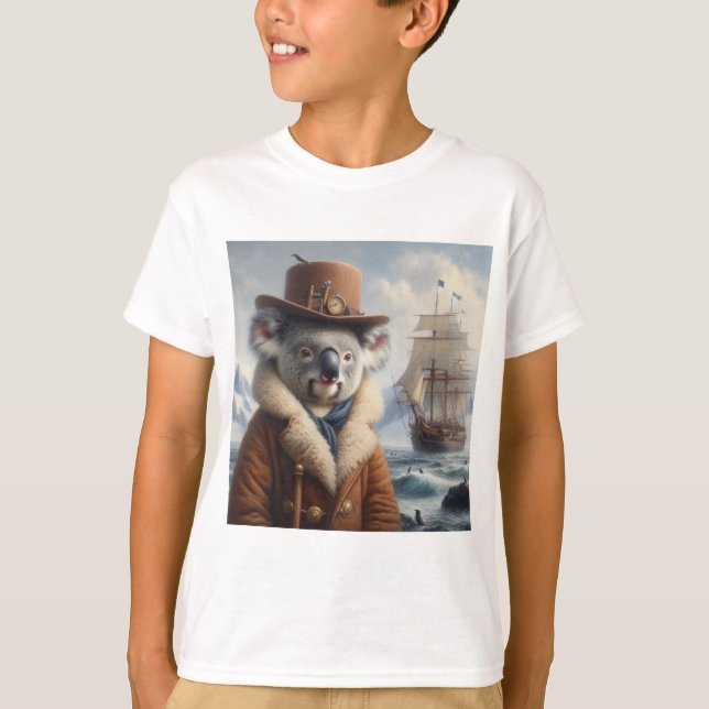 Camiseta Explorador Ártico de Koala (Frente)
