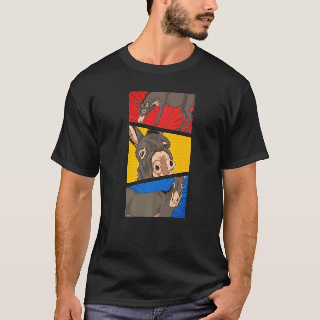 Camiseta Explorador da Fazenda de Donkey (Frente)