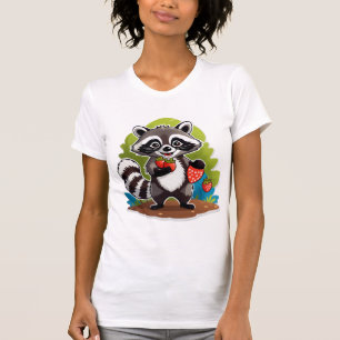Camiseta Explorador da Floresta de Guaxinim