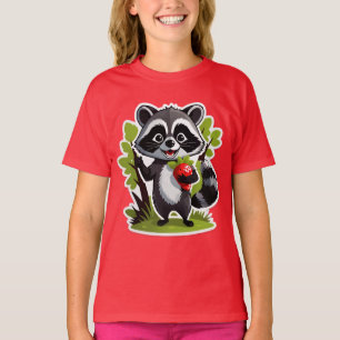 Camiseta Explorador da Floresta de Guaxinim