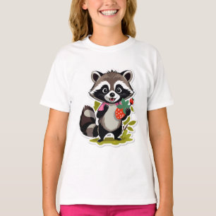 Camiseta Explorador da Floresta de Guaxinim